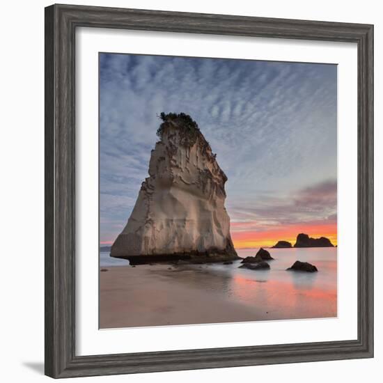 Cathedral Cove, Hahei, Coromadel Peninsula, Waikato, North Island, New Zealand-Rainer Mirau-Framed Photographic Print