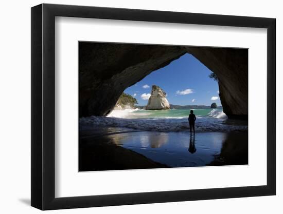 Cathedral Cove, Hahei, Coromandel Peninsula, Waikato, North Island, New Zealand, Pacific-Stuart-Framed Photographic Print