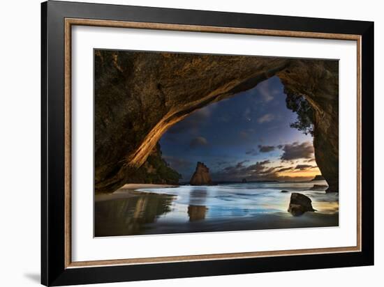 Cathedral Cove-Yan Zhang-Framed Art Print