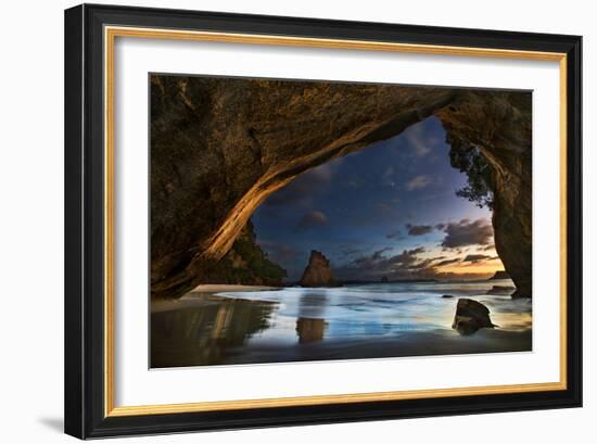 Cathedral Cove-Yan Zhang-Framed Art Print