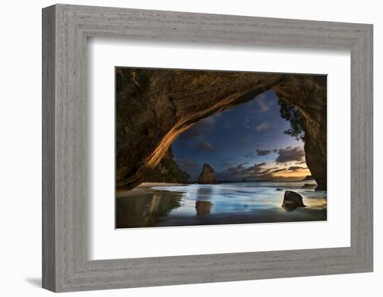 Cathedral Cove-Yan Zhang-Framed Photographic Print