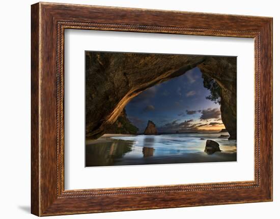 Cathedral Cove-Yan Zhang-Framed Photographic Print