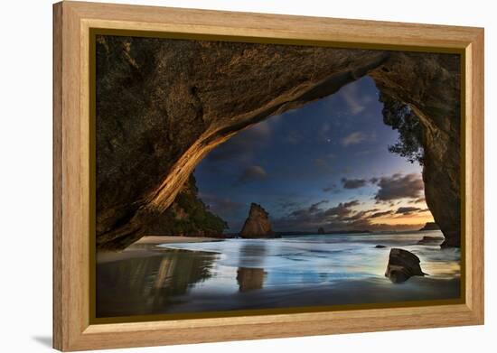 Cathedral Cove-Yan Zhang-Framed Premier Image Canvas