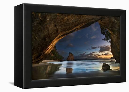 Cathedral Cove-Yan Zhang-Framed Premier Image Canvas