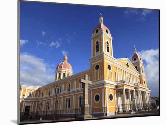 Cathedral De Granada, Park Colon, Park Central, Granada, Nicaragua, Central America-Wendy Connett-Mounted Photographic Print