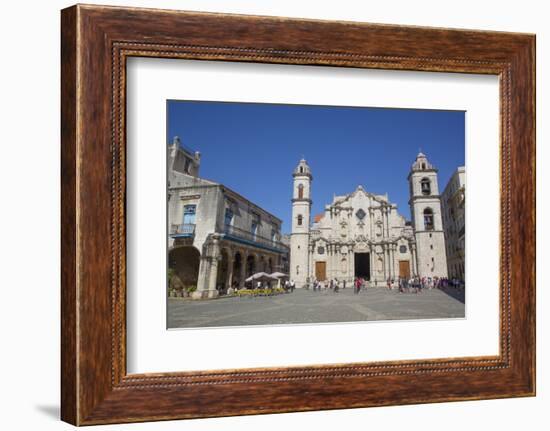 Cathedral de San Cristobal, Plaza de la Cathedral, Old Town, Havana, Cuba-Richard Maschmeyer-Framed Photographic Print