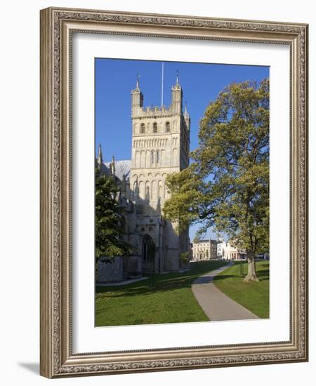 Cathedral, Exeter, Devon, England, United Kingdom, Europe-Jeremy Lightfoot-Framed Photographic Print
