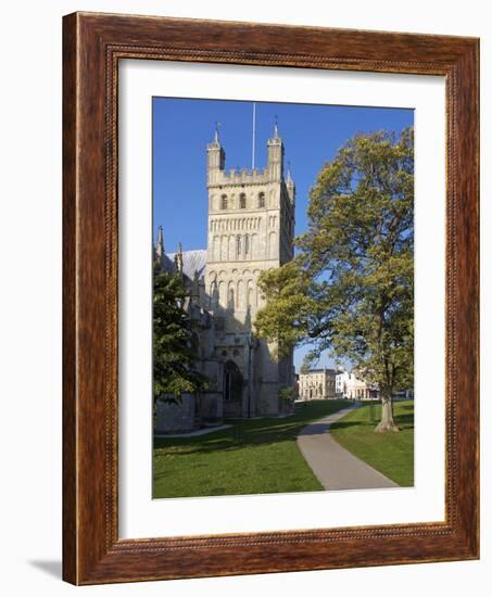 Cathedral, Exeter, Devon, England, United Kingdom, Europe-Jeremy Lightfoot-Framed Photographic Print