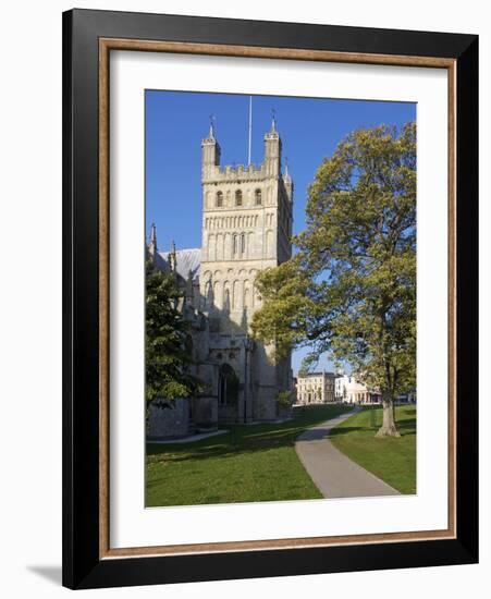 Cathedral, Exeter, Devon, England, United Kingdom, Europe-Jeremy Lightfoot-Framed Photographic Print