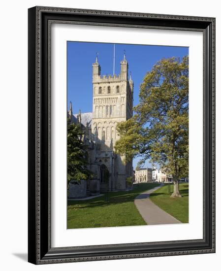 Cathedral, Exeter, Devon, England, United Kingdom, Europe-Jeremy Lightfoot-Framed Photographic Print