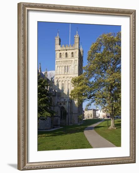 Cathedral, Exeter, Devon, England, United Kingdom, Europe-Jeremy Lightfoot-Framed Photographic Print