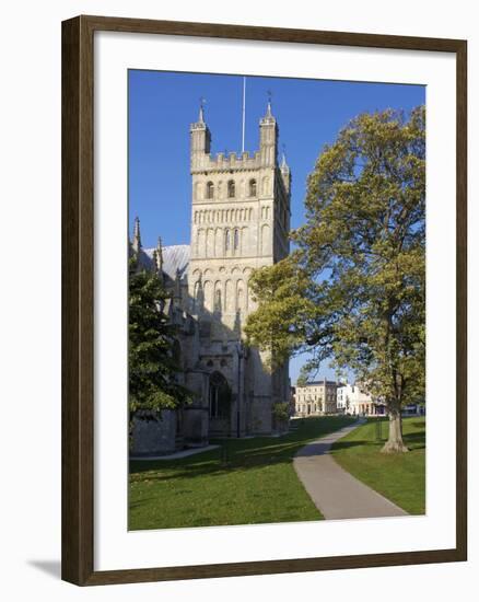 Cathedral, Exeter, Devon, England, United Kingdom, Europe-Jeremy Lightfoot-Framed Photographic Print