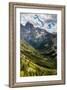 Cathedral Group Of Teton Peaks Rising Above S & N Forks Of Cascade Canyon. Grand Teton NP, Wyoming-Mike Cavaroc-Framed Photographic Print