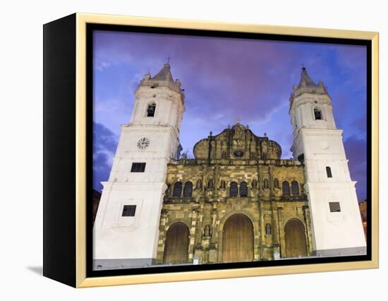 Cathedral, Historical Old Town, UNESCO World Heritage Site, Panama City, Panama, Central America-Christian Kober-Framed Premier Image Canvas
