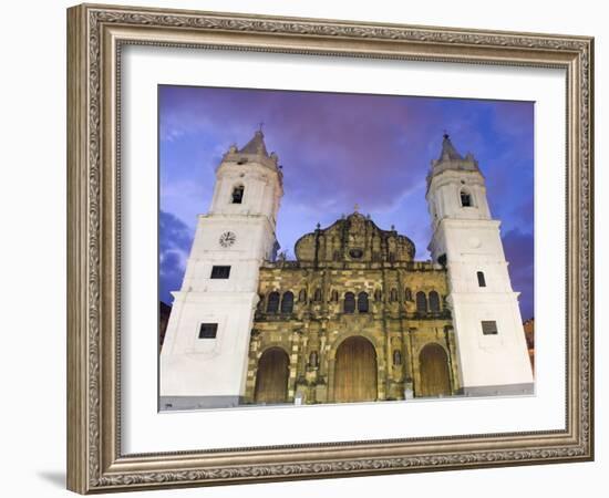 Cathedral, Historical Old Town, UNESCO World Heritage Site, Panama City, Panama, Central America-Christian Kober-Framed Photographic Print