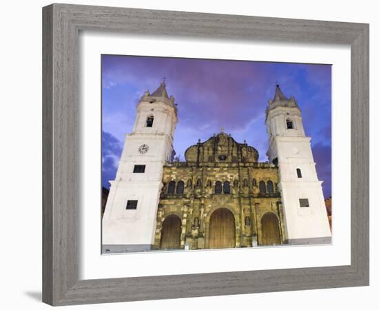 Cathedral, Historical Old Town, UNESCO World Heritage Site, Panama City, Panama, Central America-Christian Kober-Framed Photographic Print