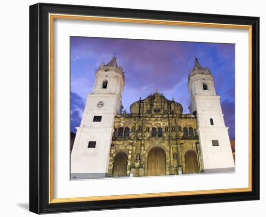 Cathedral, Historical Old Town, UNESCO World Heritage Site, Panama City, Panama, Central America-Christian Kober-Framed Photographic Print