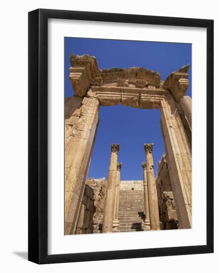 Cathedral, Jarash, Jordan, Middle East-Neale Clarke-Framed Photographic Print