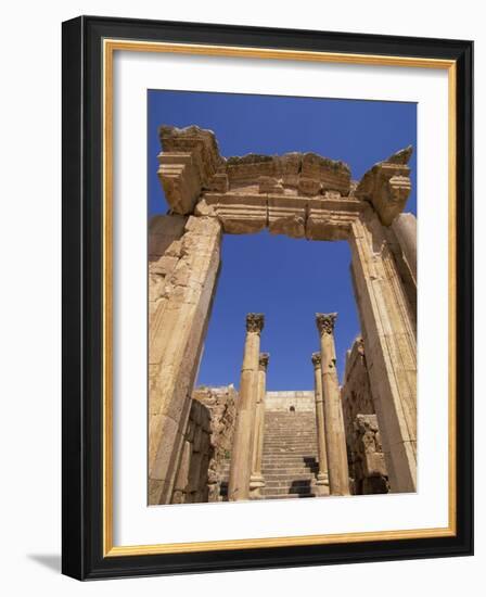 Cathedral, Jarash, Jordan, Middle East-Neale Clarke-Framed Photographic Print