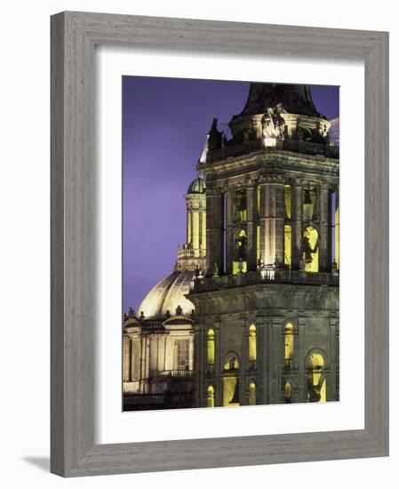 Cathedral Metropolitana, Mexico City, Mexico-Walter Bibikow-Framed Photographic Print