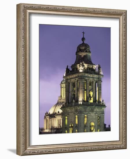 Cathedral Metropolitana, Mexico City, Mexico-Walter Bibikow-Framed Photographic Print