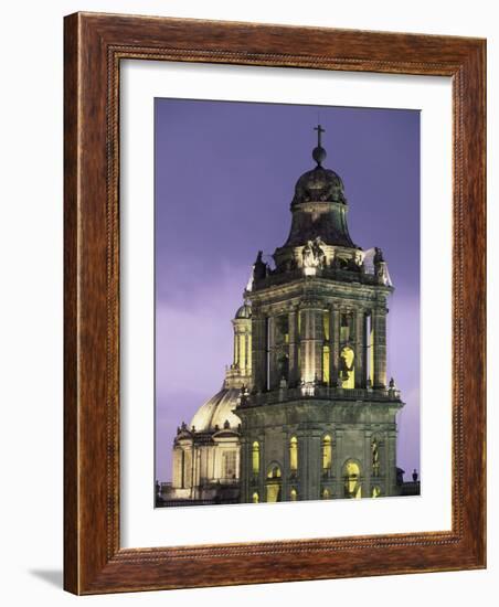 Cathedral Metropolitana, Mexico City, Mexico-Walter Bibikow-Framed Photographic Print