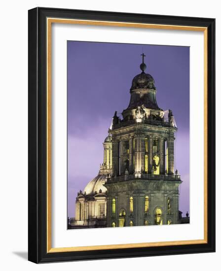 Cathedral Metropolitana, Mexico City, Mexico-Walter Bibikow-Framed Photographic Print