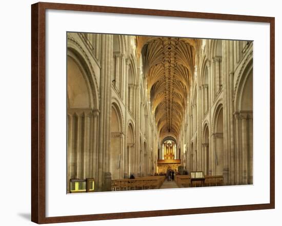 Cathedral, Norwich, Norfolk, England, United Kingdom, Europe-Charles Bowman-Framed Photographic Print