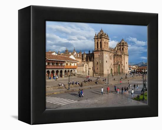 Cathedral of Cusco, UNESCO World Heritage Site, Cusco, Peru, South America-Karol Kozlowski-Framed Premier Image Canvas