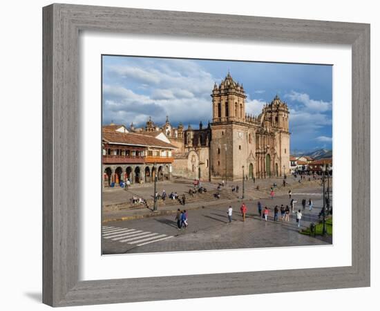 Cathedral of Cusco, UNESCO World Heritage Site, Cusco, Peru, South America-Karol Kozlowski-Framed Photographic Print