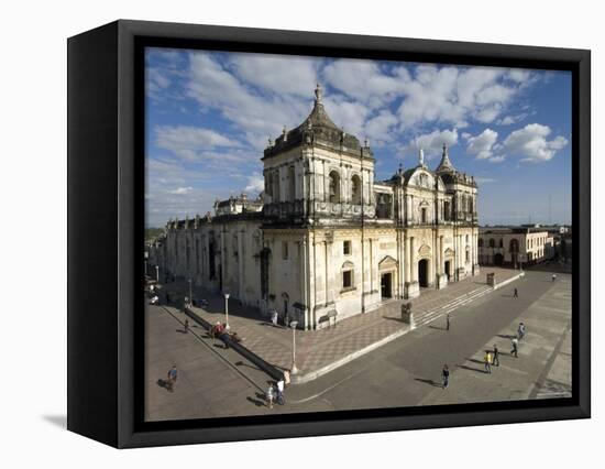 Cathedral of Leon, Basilica de Asuncion, Leon, Nicaragua-John Coletti-Framed Premier Image Canvas