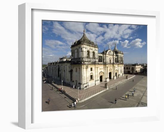 Cathedral of Leon, Basilica de Asuncion, Leon, Nicaragua-John Coletti-Framed Photographic Print