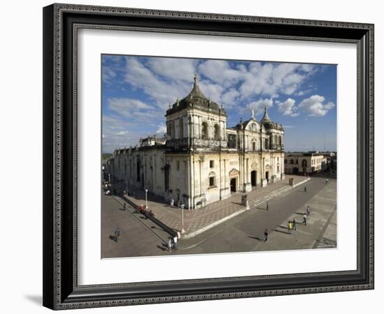 Cathedral of Leon, Basilica de Asuncion, Leon, Nicaragua-John Coletti-Framed Photographic Print