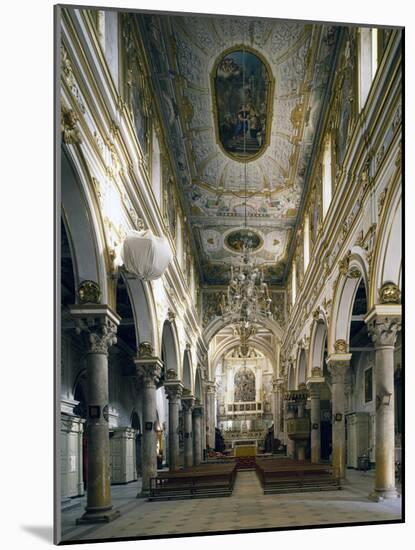 Cathedral of Matera, Interior, Basilicata, Italy-null-Mounted Giclee Print