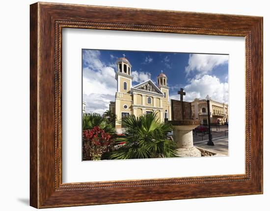 Cathedral of Mayaguez, Puerto Rico-George Oze-Framed Photographic Print