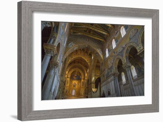 Cathedral of Monreale, Monreale, Palermo, Sicily, Italy, Europe-Marco Simoni-Framed Photographic Print