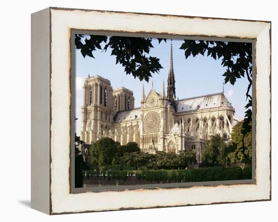 Cathedral of Notre Dame, Paris, France-Adam Woolfitt-Framed Premier Image Canvas