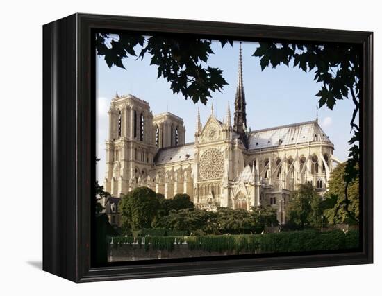 Cathedral of Notre Dame, Paris, France-Adam Woolfitt-Framed Premier Image Canvas