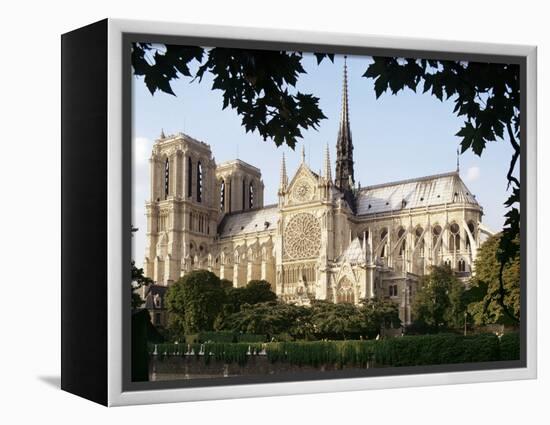 Cathedral of Notre Dame, Paris, France-Adam Woolfitt-Framed Premier Image Canvas