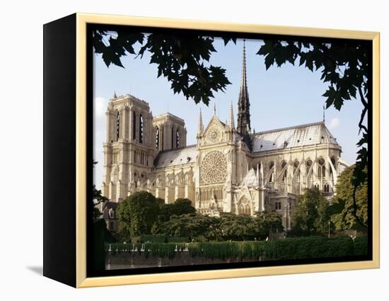 Cathedral of Notre Dame, Paris, France-Adam Woolfitt-Framed Premier Image Canvas