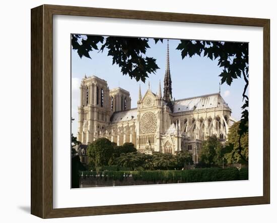 Cathedral of Notre Dame, Paris, France-Adam Woolfitt-Framed Photographic Print