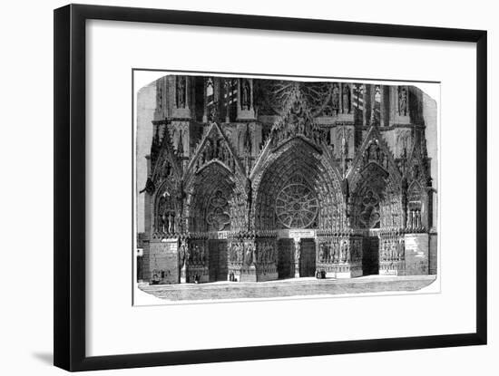 Cathedral of Notre-Dame, Reims, France, 1882-1884-Gautier-Framed Giclee Print