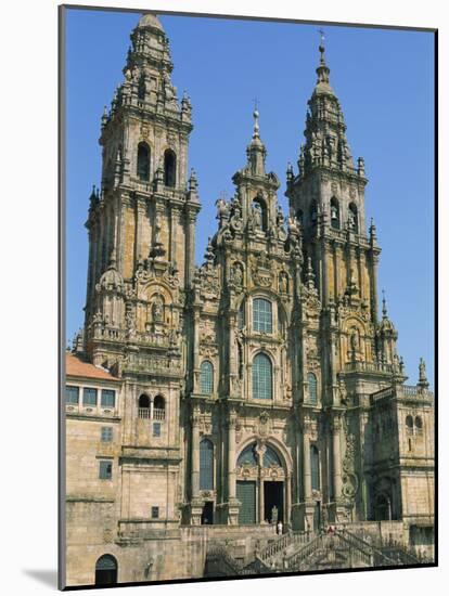 Cathedral of Santiago De Compostela, UNESCO World Heritage Site, Galicia, Spain, Europe-Maxwell Duncan-Mounted Photographic Print