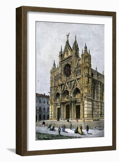 Cathedral of Siena, Italy, 1800s-null-Framed Giclee Print