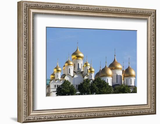 Cathedral of the Annunciation in the Kremlin, UNESCO World Heritage Site, Moscow, Russia, Europe-Martin Child-Framed Photographic Print