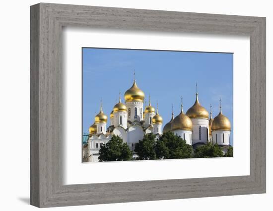 Cathedral of the Annunciation in the Kremlin, UNESCO World Heritage Site, Moscow, Russia, Europe-Martin Child-Framed Photographic Print