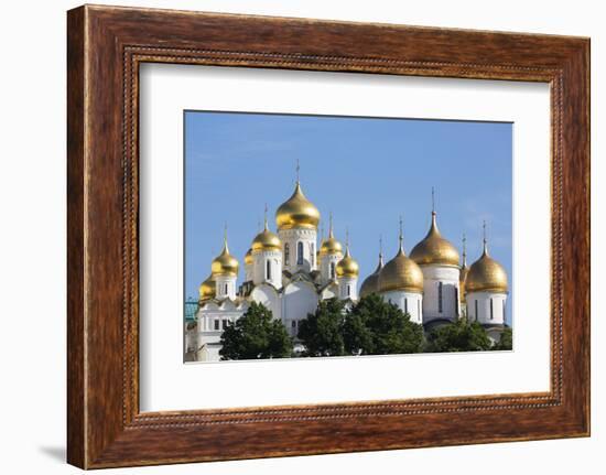 Cathedral of the Annunciation in the Kremlin, UNESCO World Heritage Site, Moscow, Russia, Europe-Martin Child-Framed Photographic Print