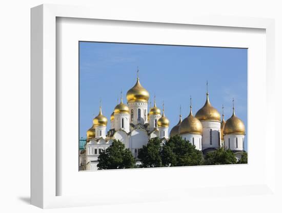 Cathedral of the Annunciation in the Kremlin, UNESCO World Heritage Site, Moscow, Russia, Europe-Martin Child-Framed Photographic Print