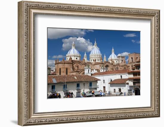 Cathedral of the Immaculate Conception, Built in 1885, Cuenca, Ecuador-Peter Adams-Framed Photographic Print