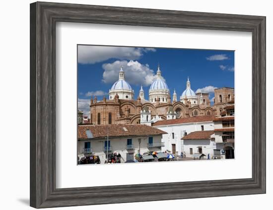 Cathedral of the Immaculate Conception, Built in 1885, Cuenca, Ecuador-Peter Adams-Framed Photographic Print